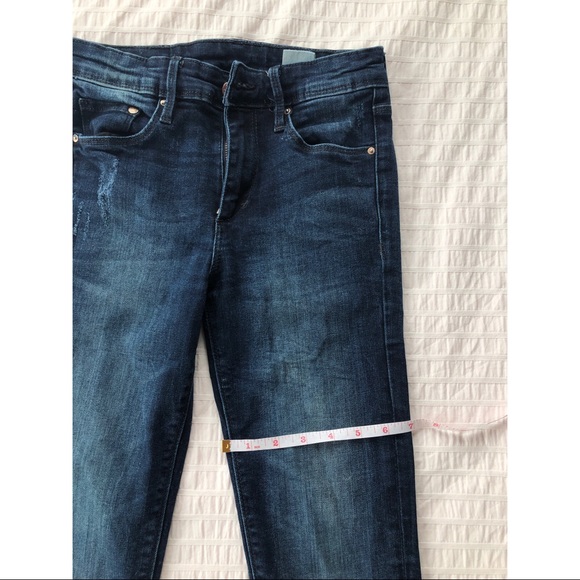 H&M Blue Denim Regular Waist Slim Cut Jeans - Picture 9 of 12